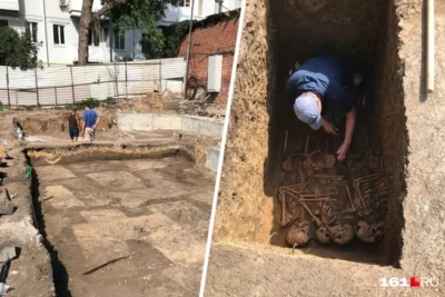 В ЦЕНТРЕ РОСТОВА ОБНАРУЖЕН НЕКРОПОЛЬ XVIII ВЕКА