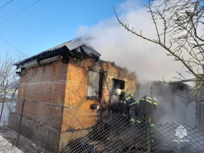 ДВОИХ ДЕТЕЙ СПАСЛИ НА ПОЖАРЕ В РОСТОВСКОЙ ОБЛАСТИ