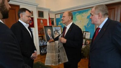 ЮРИЙ СЛЮСАРЬ ВСТРЕТИЛСЯ С ЛИДЕРОМ КПРФ ГЕННАДИЕМ ЗЮГАНОВЫМ