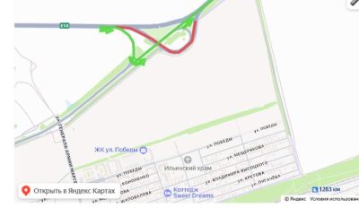 НА 57-М КМ ТРАССЫ Р-280 «НОВОРОССИЯ» ИЗМЕНЕНЫ СХЕМЫ ДВИЖЕНИЯ МЕЖДУ РОСТОВОМ, ТАГАНРОГОМ И ДНР